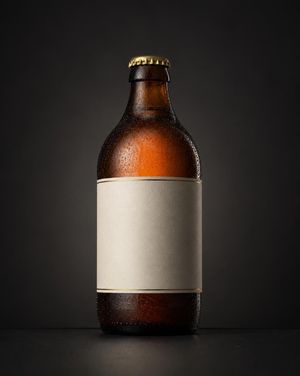 Garrafa bojuda 600 ml com rótulo personalizável
